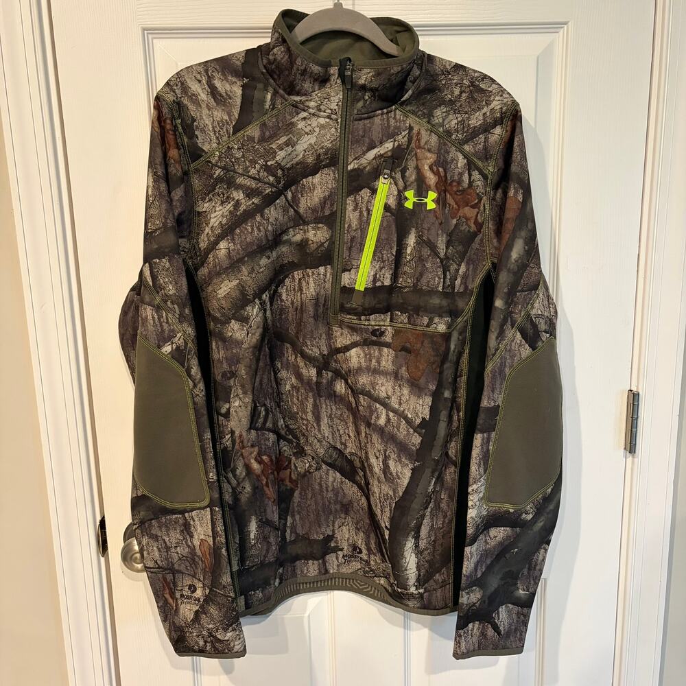 Under Armour Half Zip Pullover Camo Large